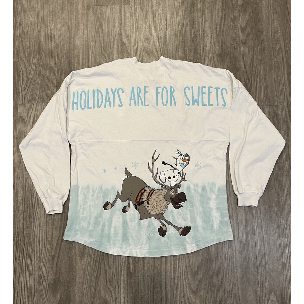 Disney Parks 2022 Epcot Festival Of The Holidays Frozen Olaf Spirit Jersey Large
